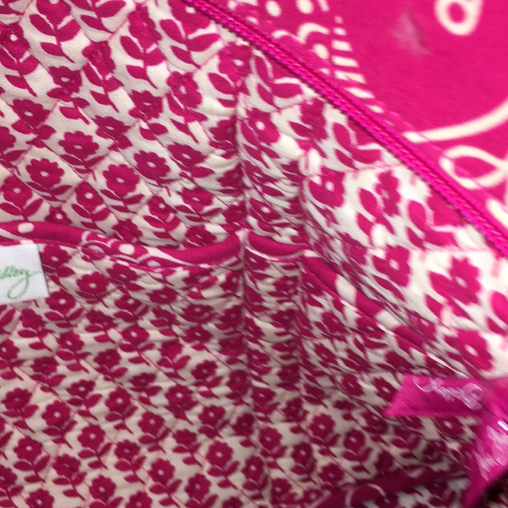 Vera Bradley matching set twirled birds travel bags shoulder length 10” - Picture 4 of 7